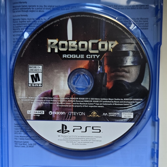 RoboCop Rogue City Game for Playstation 5 PS5 - Picture 3 of 4
